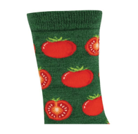 Image 2 of Tantalizing Tomatoes Bamboo Crew Socks