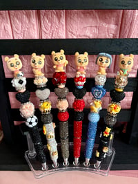 Image 2 of Winnie the Pooh Fuzzy Limited edition Beaded pen 🍯🐝