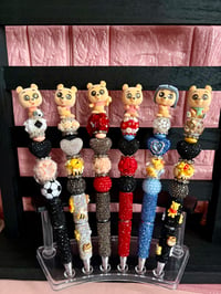 Image 1 of Winnie the Pooh Fuzzy Limited edition Beaded pen 🍯🐝