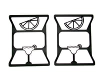Image 1 of Margarita glass brake tail light covers