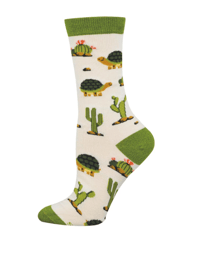 Image 1 of Desert Tortoise Bamboo Crew Socks