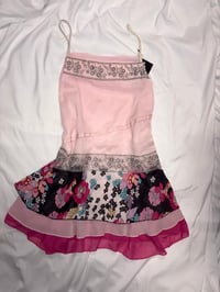 Image 1 of 00s ruffle contrast fairy hem cami 