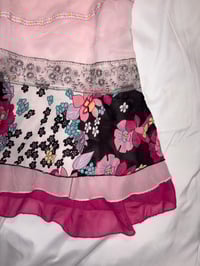 Image 3 of 00s ruffle contrast fairy hem cami 