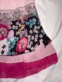 Image 4 of 00s ruffle contrast fairy hem cami 