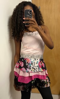 Image 5 of 00s ruffle contrast fairy hem cami 