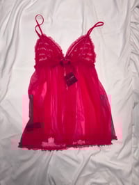 Image 2 of 00s La Senza hot pink with ruffle on the cups 
