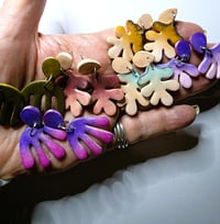 Image 8 of Matisse Style Stud Earrings - Pastels: (PCE054)