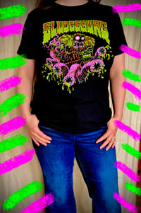 Ladies Fit - Sludgeburg Tee - Worm Vomit Sludgyman