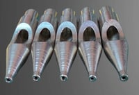 Image 1 of United Stainless Steel Cut-Away Single Needle Liner Tip. (Single, 5 Pack, & 10 Pack)