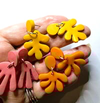 Image 7 of Matisse Style Stud Earrings - Brights: (PCE053)