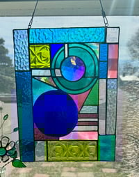 Image 1 of Geometric with dichroic Gem