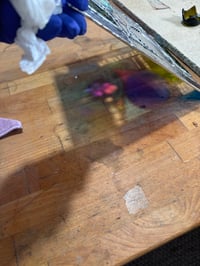 Image 4 of Geometric with dichroic Gem