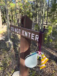 Image 3 of Mitt Elberts ♻️ / Light Gray / Yellow & White Stripe Cuff