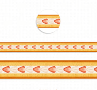 Image 1 of [PRE-ORDER] Strawberry Sandwich Washi Tape