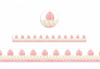 Image 1 of [PRE-ORDER] Strawberry Cake Washi Tape
