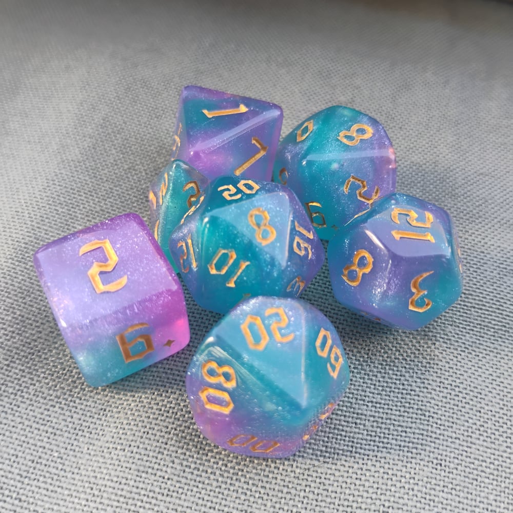 Image of Cotton Candy Dice Set