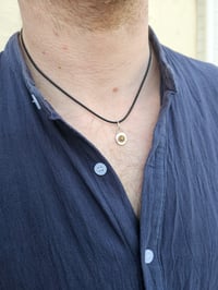 Image 7 of Ready to ship! Mens Necklace! Tigerseye & Sterling Silver 