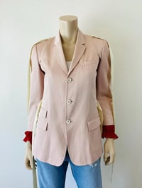Image 1 of Modern Undercover Jun Takahashi Pink Silk & Cotton Blazer Jacket