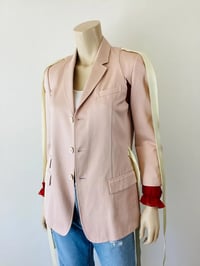 Image 3 of Modern Undercover Jun Takahashi Pink Silk & Cotton Blazer Jacket