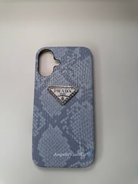Image 4 of Blue Snake Skin Prada Case