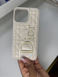 Image 1 of Cream Dior Luxury Case