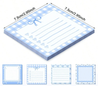 Image 2 of Bowtiful Sticky Notes (blue)