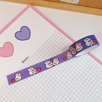 Image 1 of Purple Cartoon Washi Tape