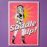 Saddle Up! Postcard Print