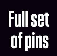 Full set of pins