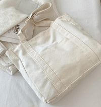 Image 2 of Canvas Tote Bag (beige)