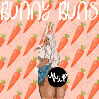 Image 1 of Bunny Buns Pin [Pre-Order]