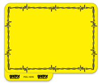 Image 1 of Yellow Barbed Wire 4x3