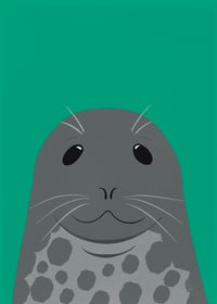 Seal A5 art print