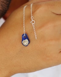 Image 2 of Concha y cristal de mar | Plata esterlina