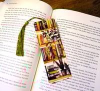 Handmade Book Shelves Metal Bookmark with Tassel, trending, book, place holder, reading, gift