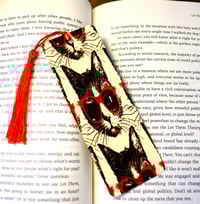 Cool Cat Metal Bookmark with tassel, Handmade, trending, place holder, book