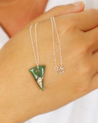 Image 2 of Caracol y cristal de mar | Plata esterlina