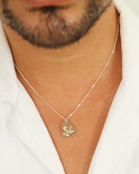 Image 1 of Koi y cristal de mar | Plata esterlina