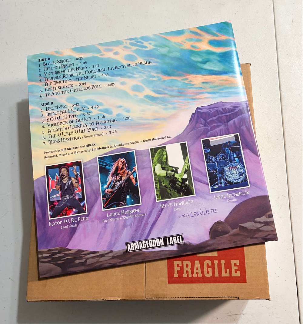 HIRAX "Immortal Legacy" 12" vinyl 