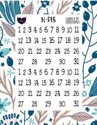 Image 19 of Date Number P-P24