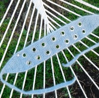 Image 1 of grommet headband - blue