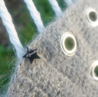 Image 2 of grommet headband - grey
