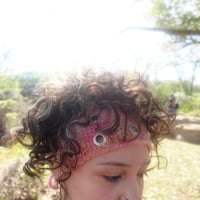 Image 3 of grommet headband - peachie