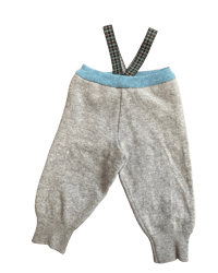 Image 1 of BUNNY PANTS - grey and blue