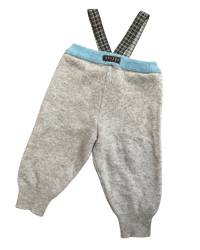 Image 2 of BUNNY PANTS - grey and blue