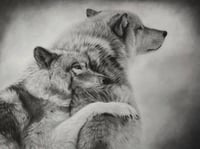 Image 1 of "Safety with you" Giclee fine art print 