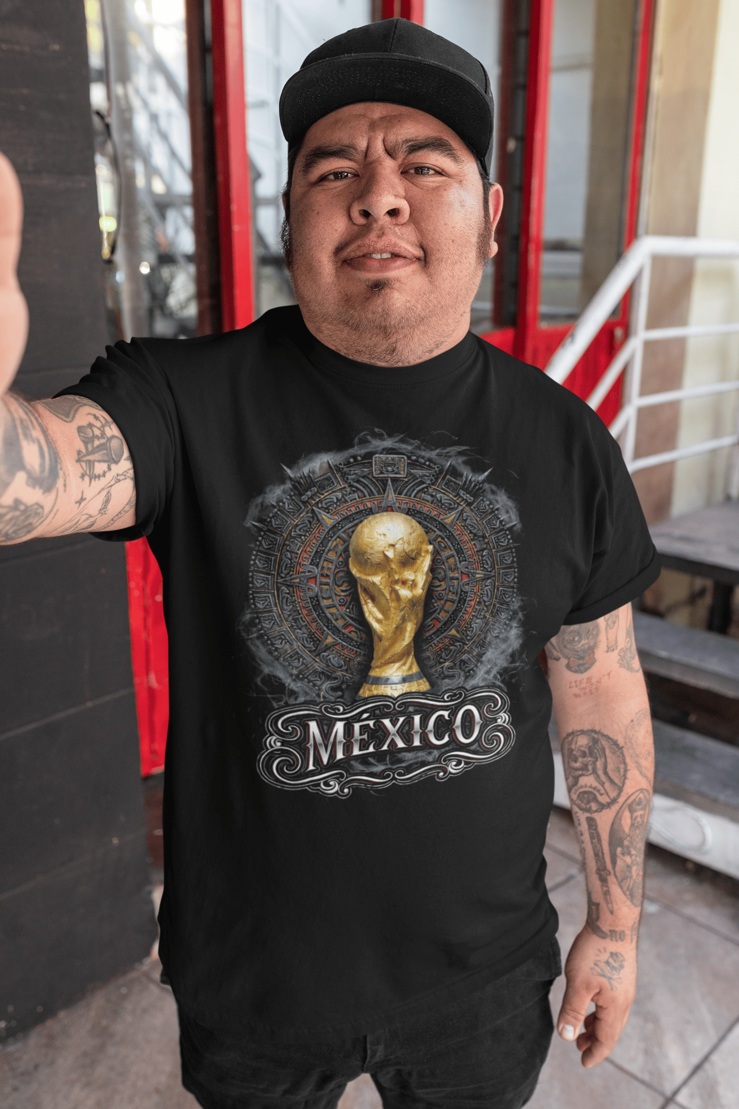 Image of Mexico World Cup Trophy T-Shirt-COPA MUNDIAL