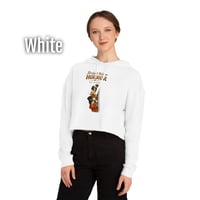 Image 6 of Read With Friends Women's Cropped Hoodie 
