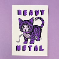 Image 3 of Heavy Metal Pussy - A5 Print 