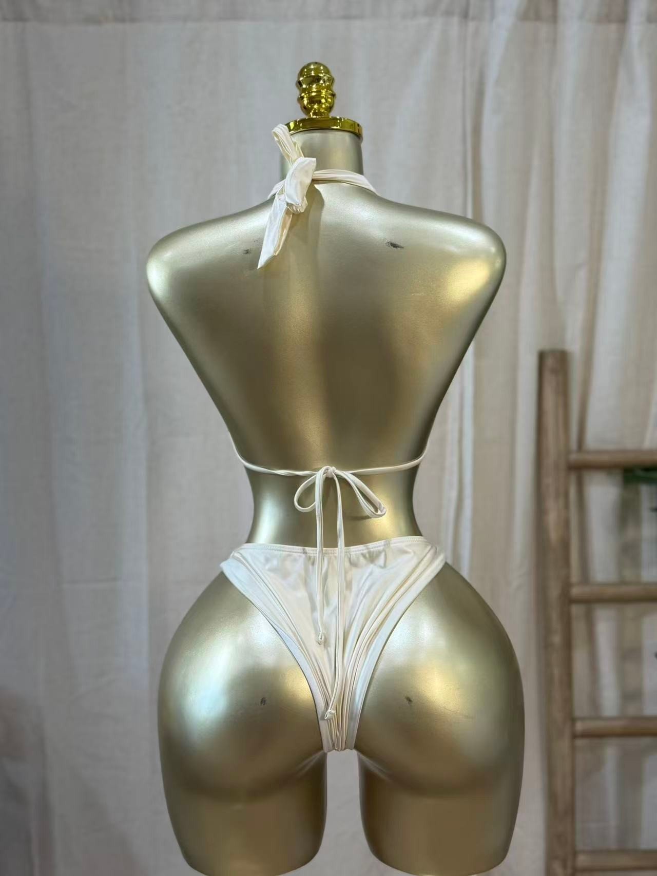 Image of Ivory Pearl Bloom Monokini 